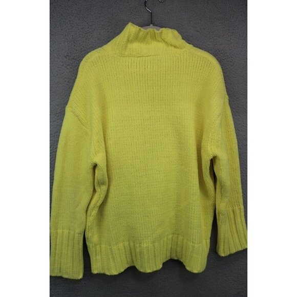 Philosophy Long Sleeve Mock Neck Yellow Sweater-Size Large-Very Soft - Picture 8 of 10